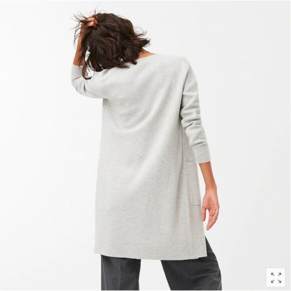 J. Crew Juliette Collarless Sweater Blazer - Picture 3 of 9